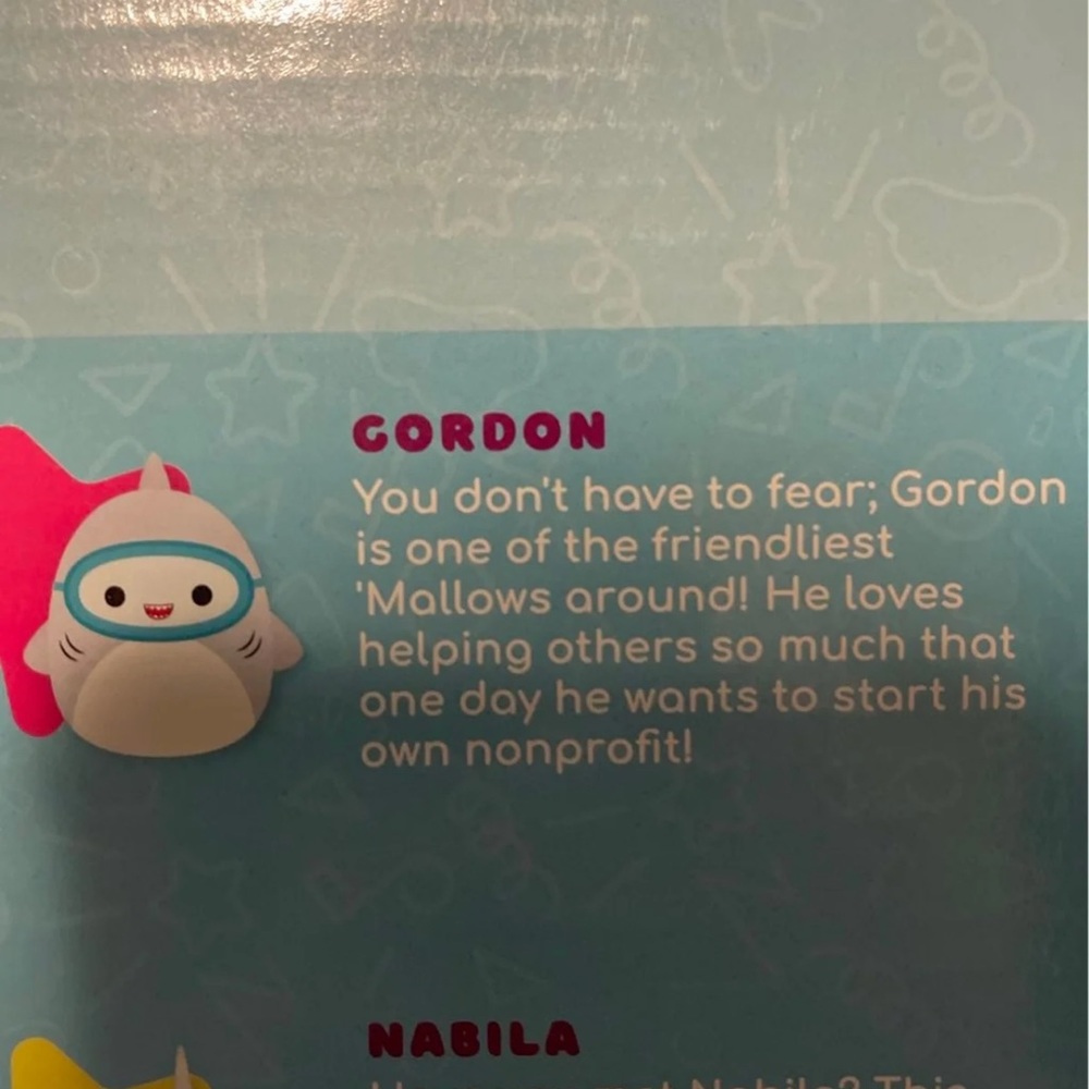 Squishmallows Gordon 5”